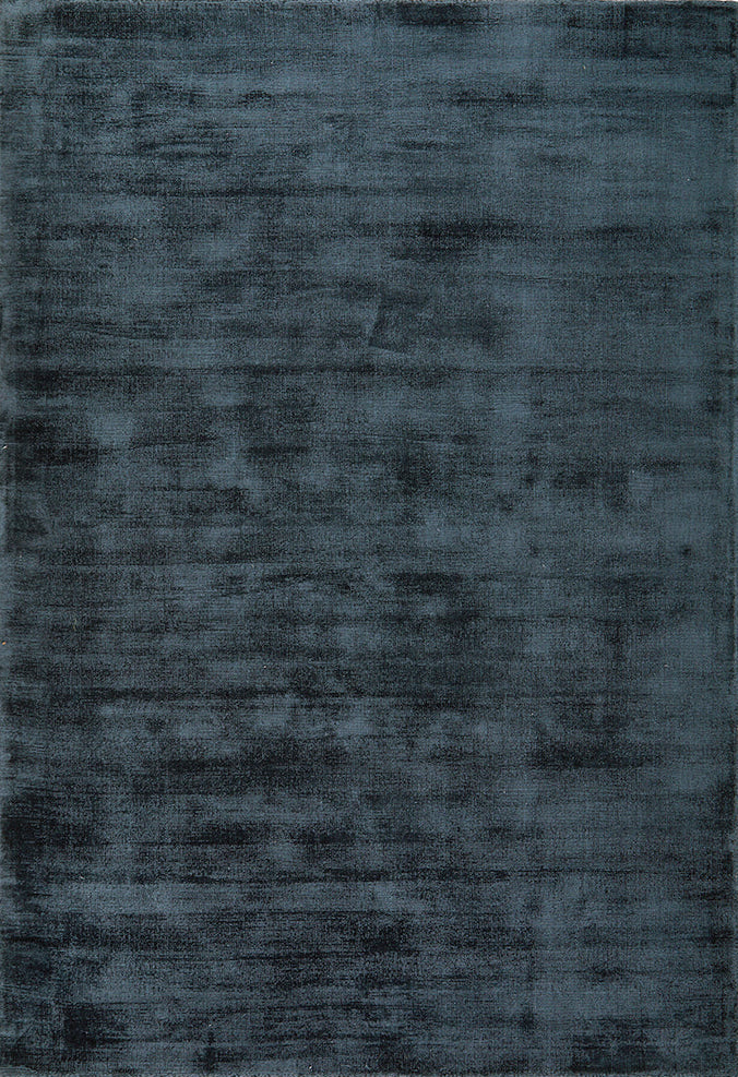 Elvane Navy Viscose Rug