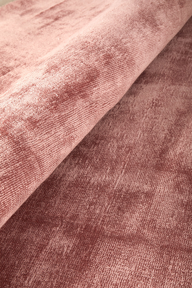 Elvane Pink Viscose Rug
