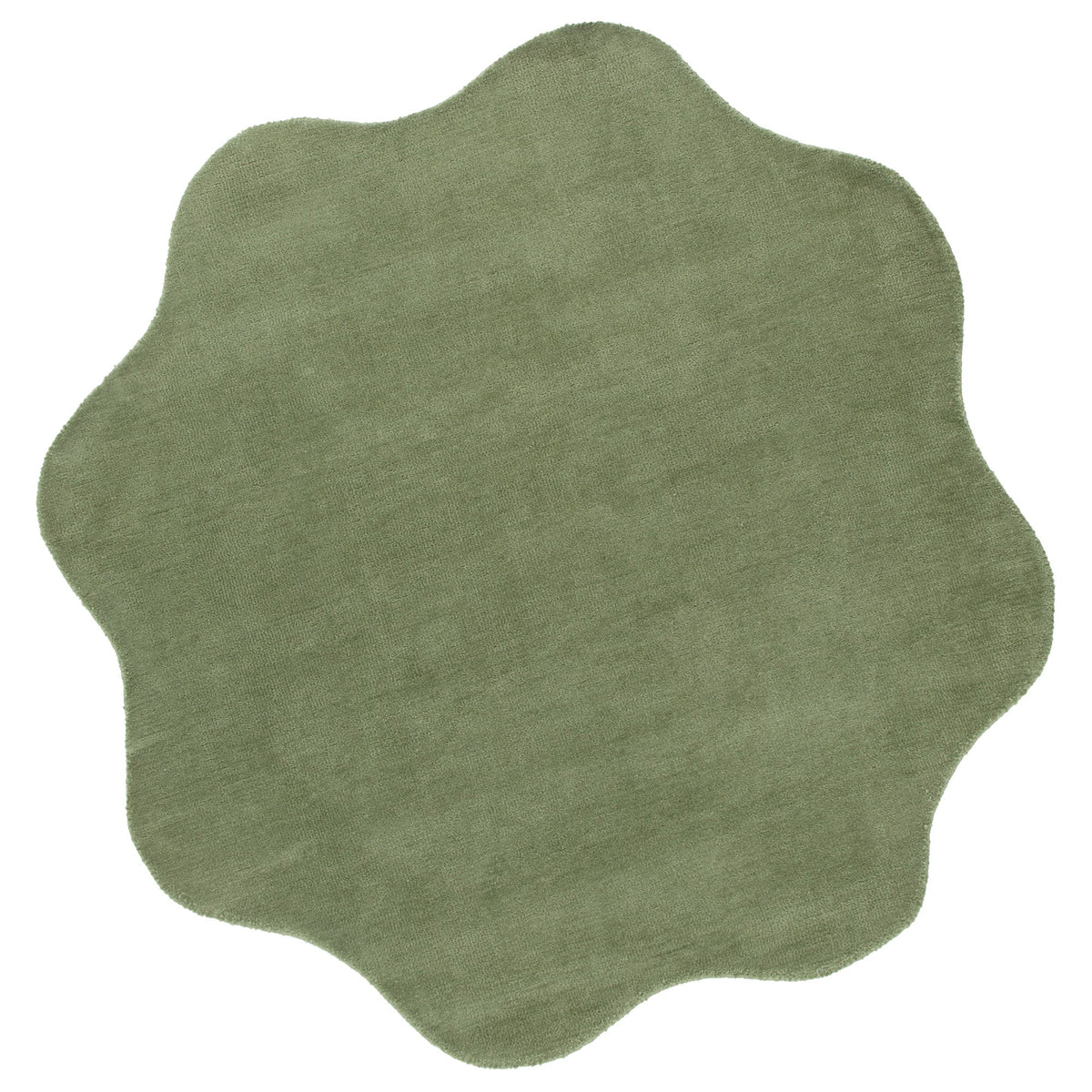 Ondella Green Round Rug