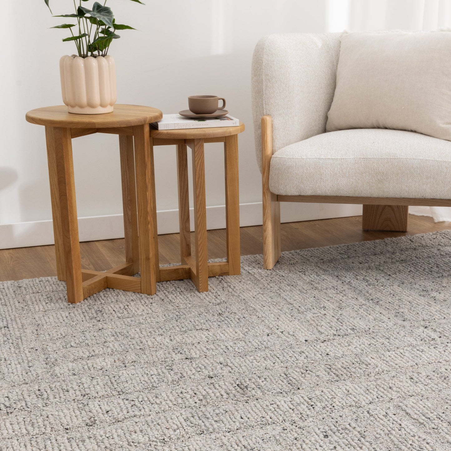 Serenity Grey Wool Rug