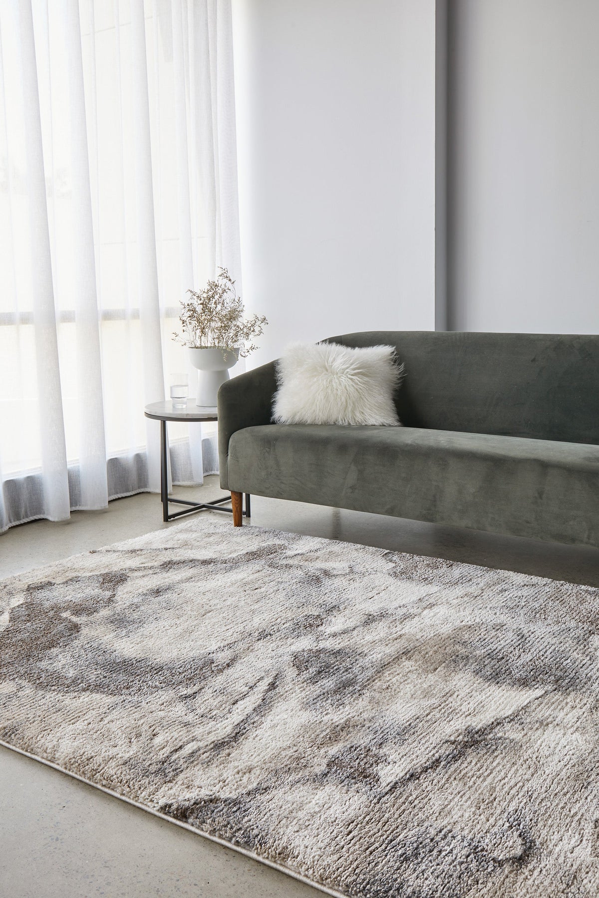 Alpina Gray Rug
