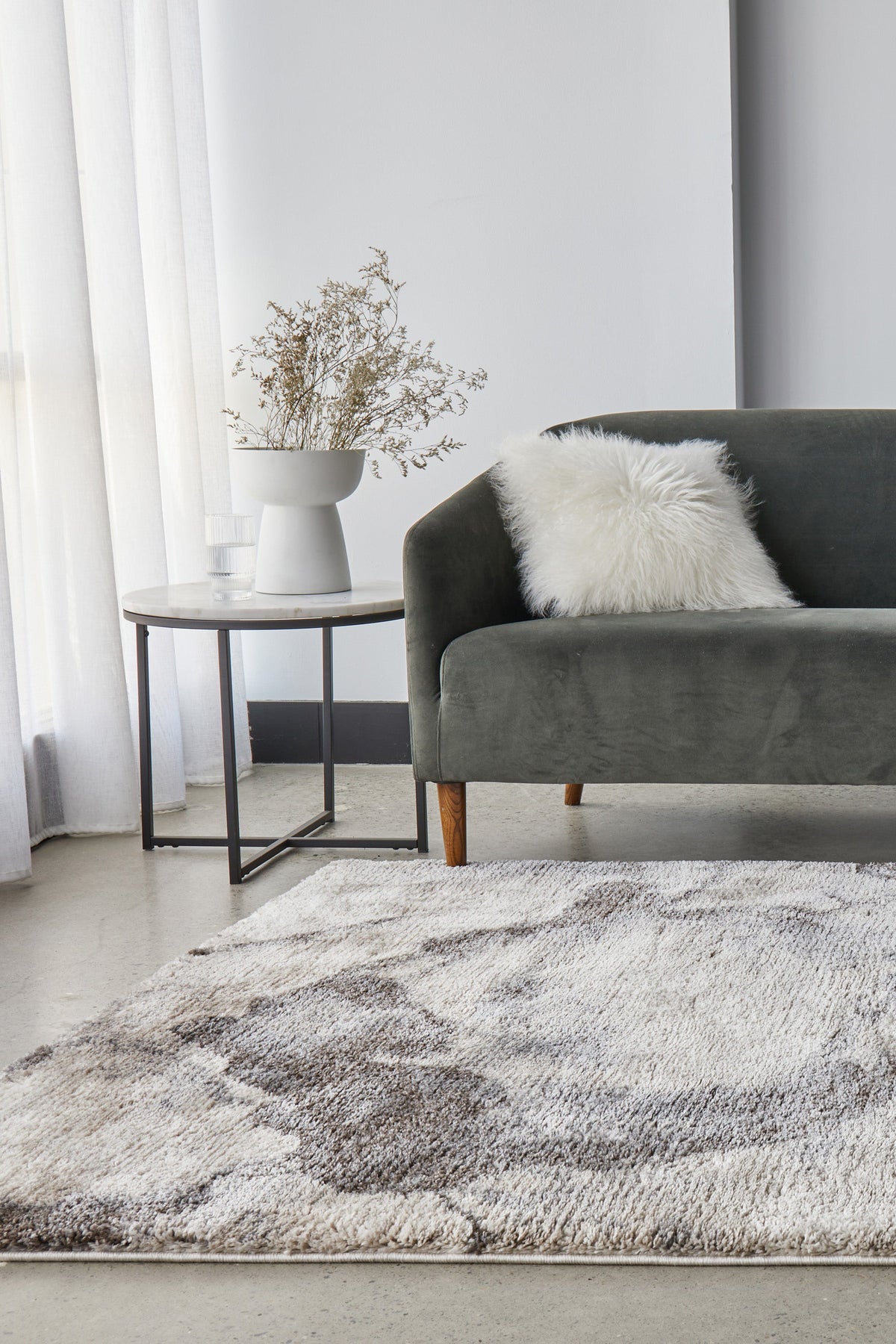 Alpina Gray Rug