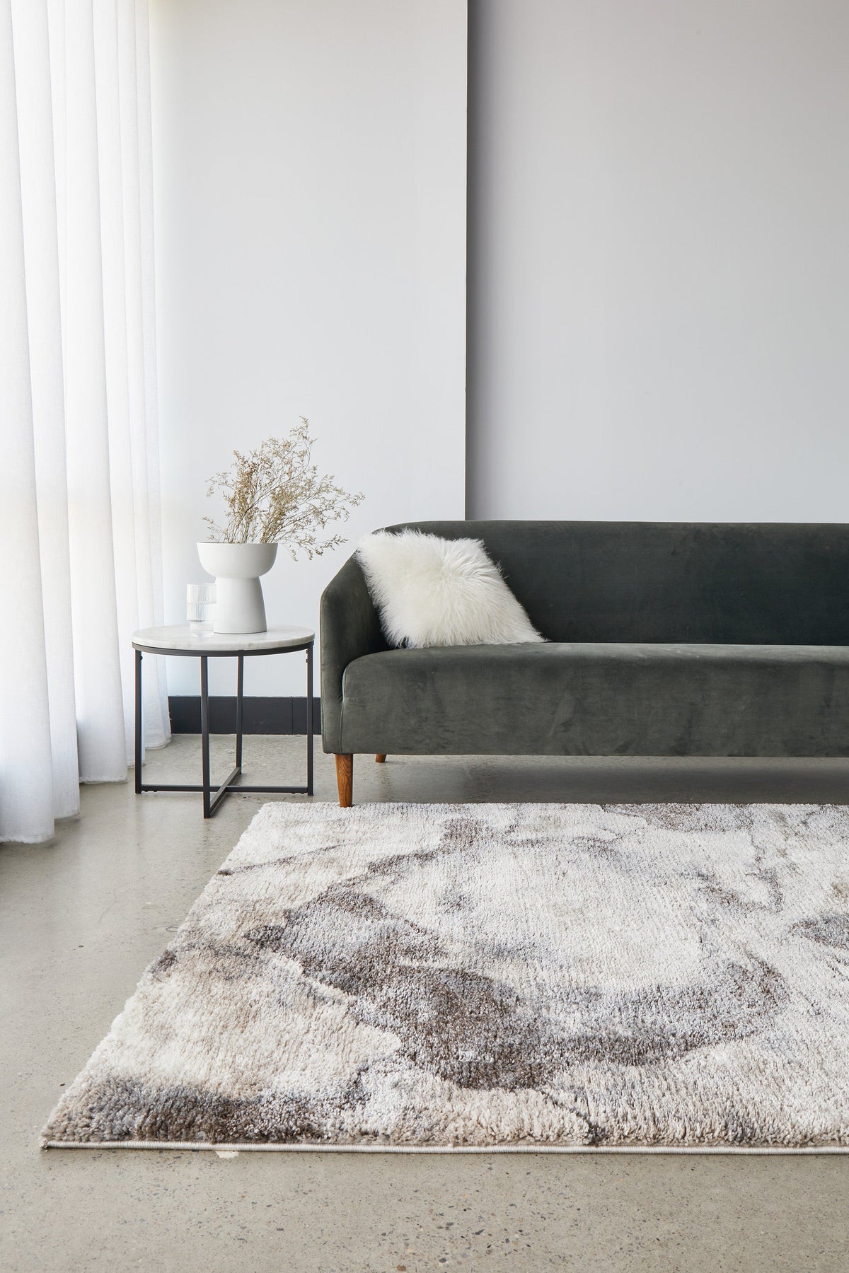 Alpina Gray Rug