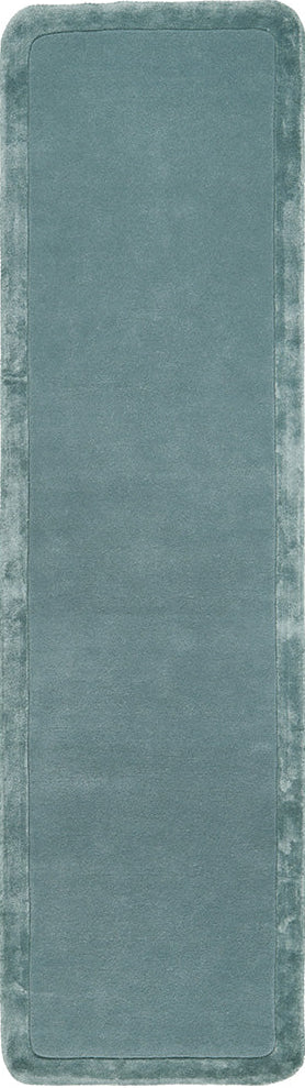 Corvelle Blue Wool Runner Rug