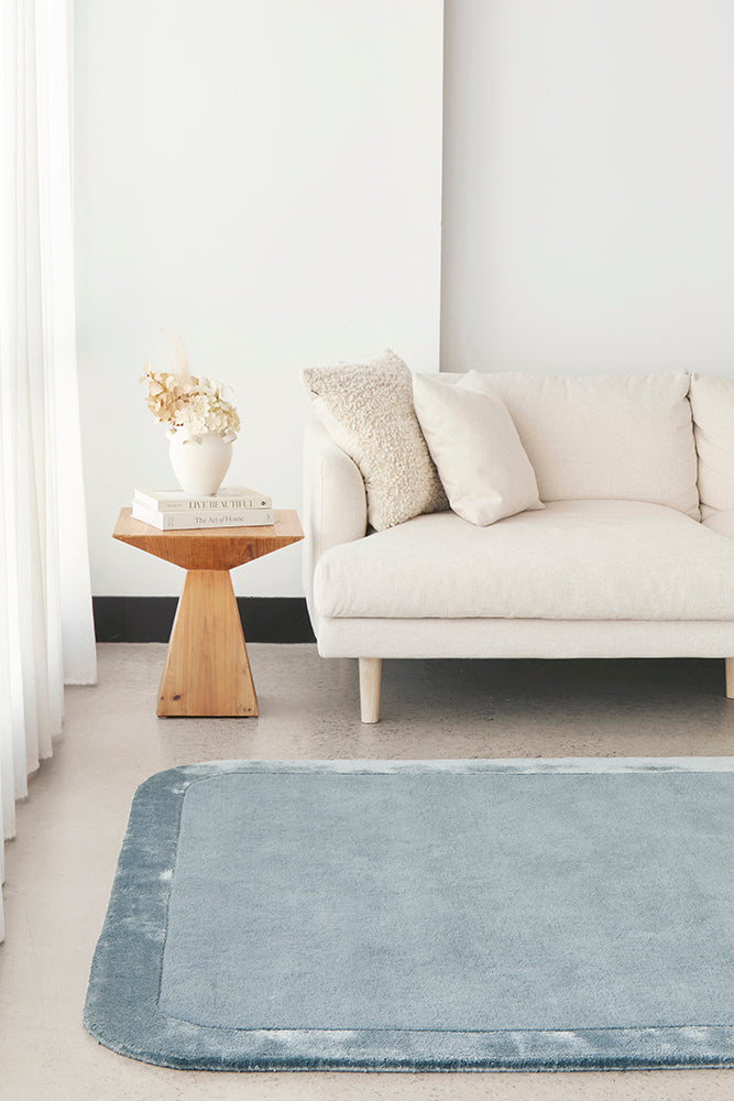 Corvelle Blue Wool Rug