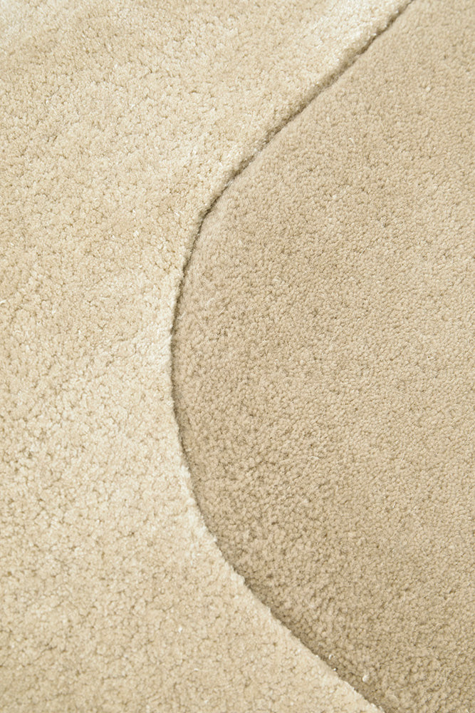 Corvelle Oat Brown Wool Runner Rug