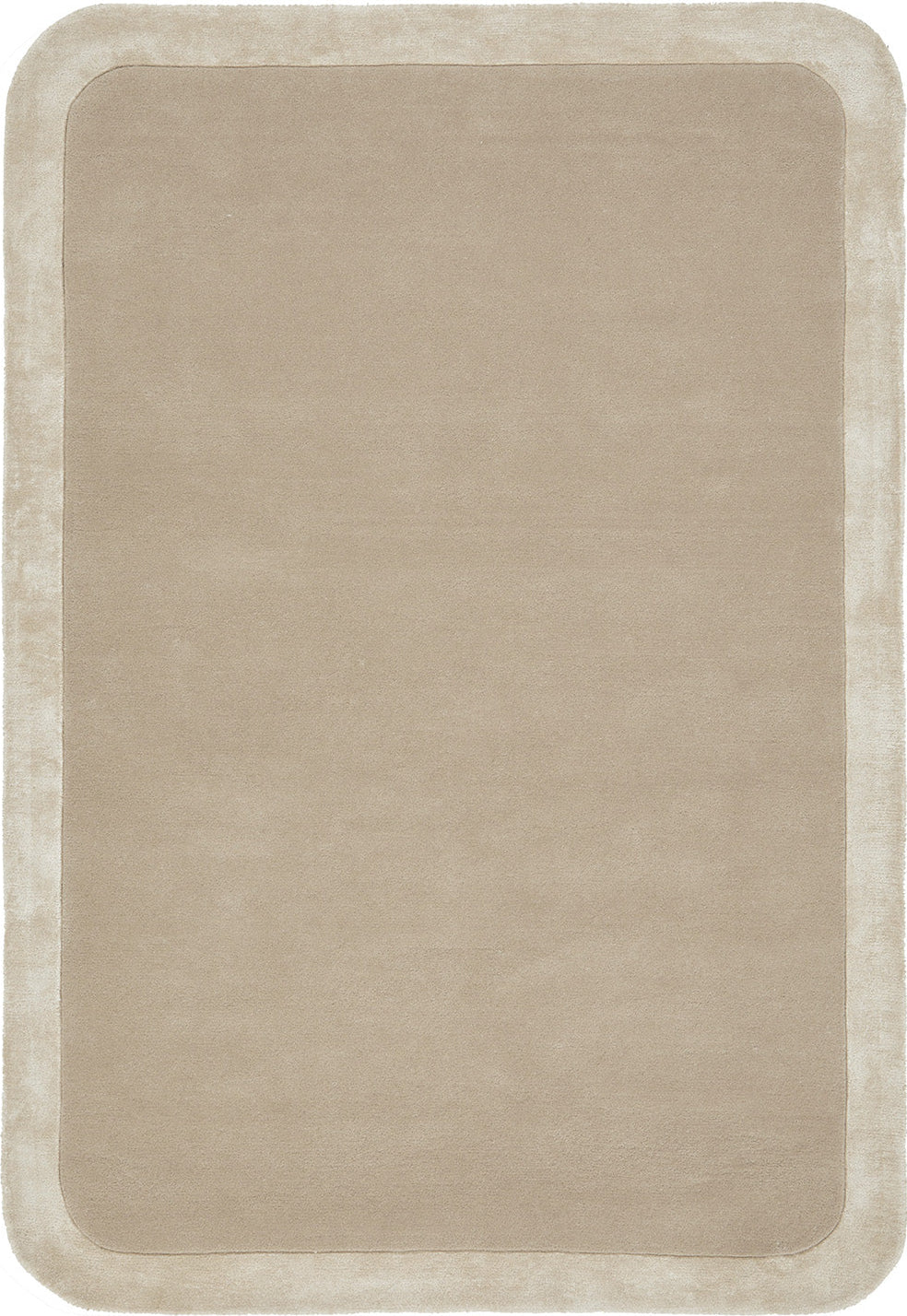 Corvelle Oat Brown Wool Rug
