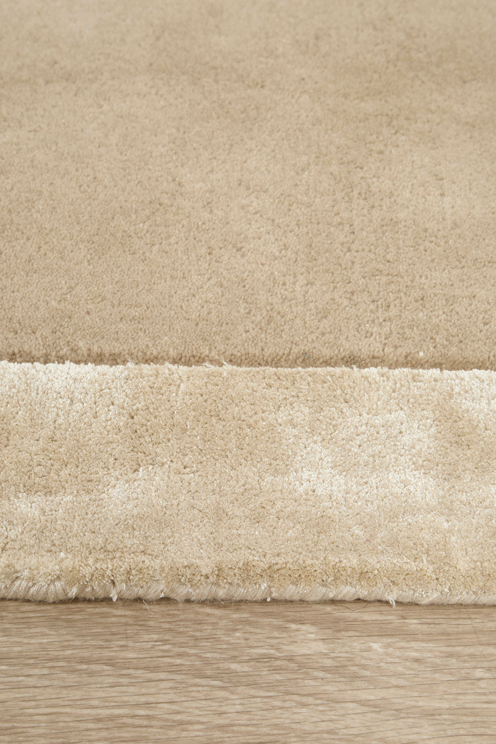 Corvelle Oat Brown Wool Rug