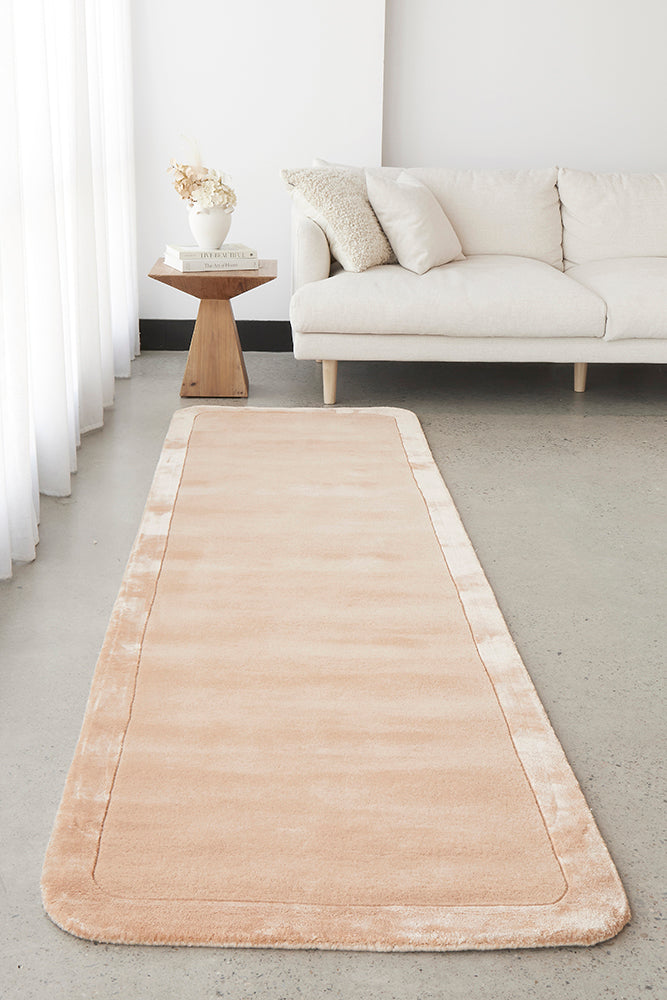 Corvelle Nude Wool Runner Rug