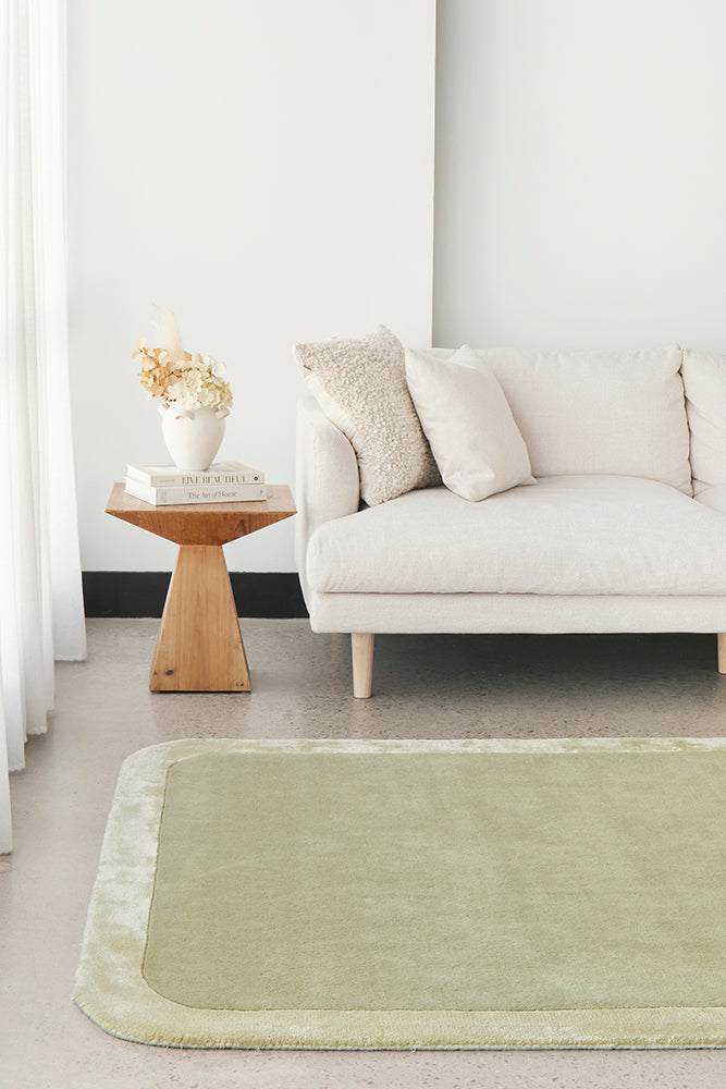 Corvelle Green Wool Rug