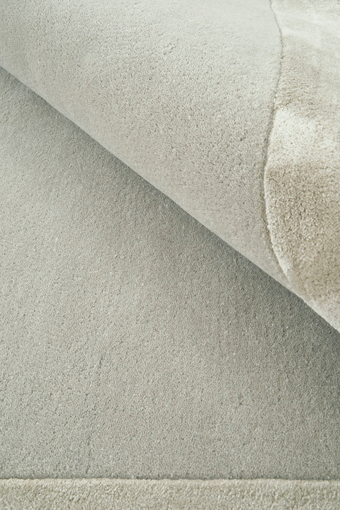 Corvelle Silver Wool Runner Rug