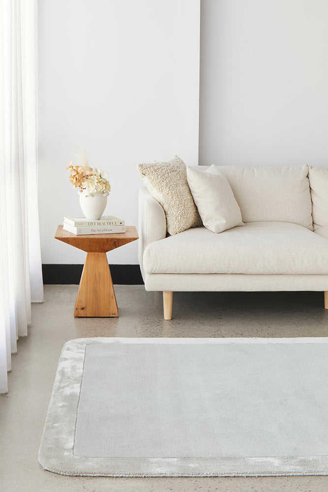 Corvelle Silver Wool Rug