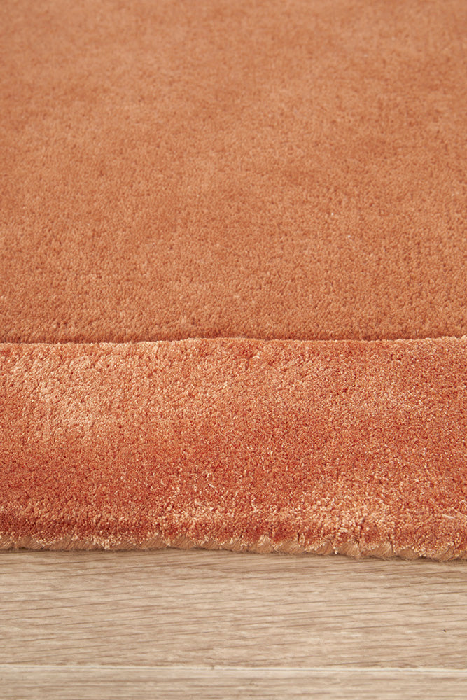 Corvelle Tusk Brown Wool Runner Rug