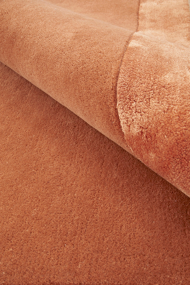 Corvelle Tusk Brown Wool Runner Rug