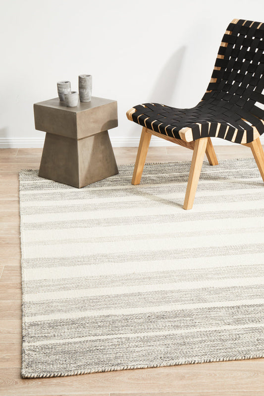 Halden Ash Beige Wool Rug