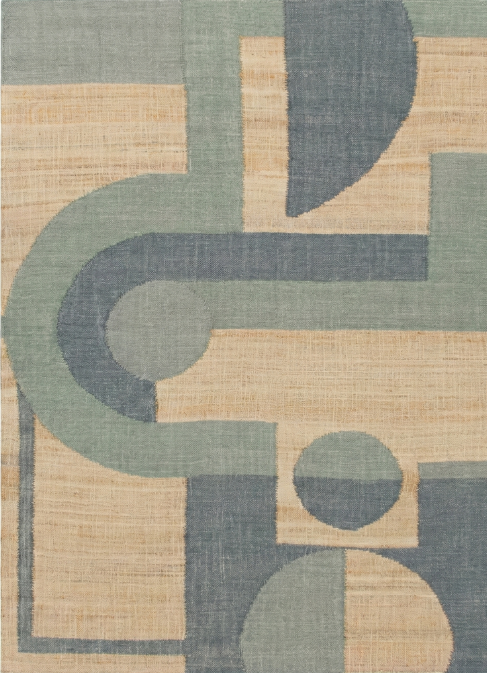 Oasis Green Jute Rug