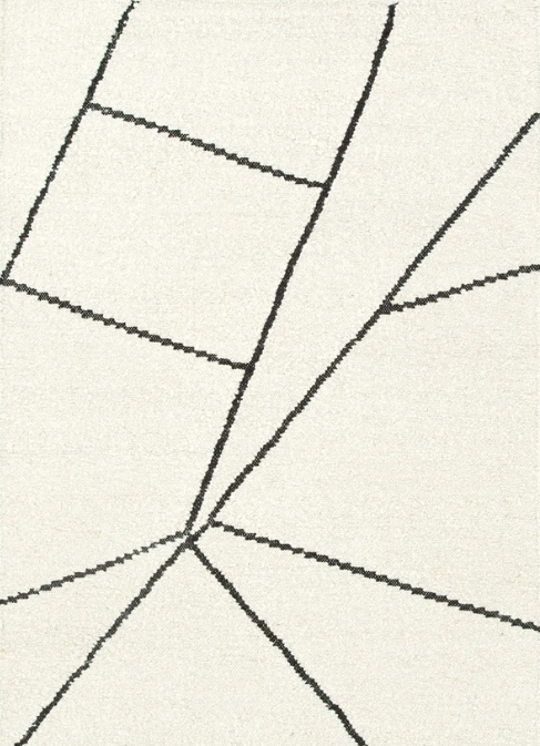 Zeyo Ivory Wool Rug