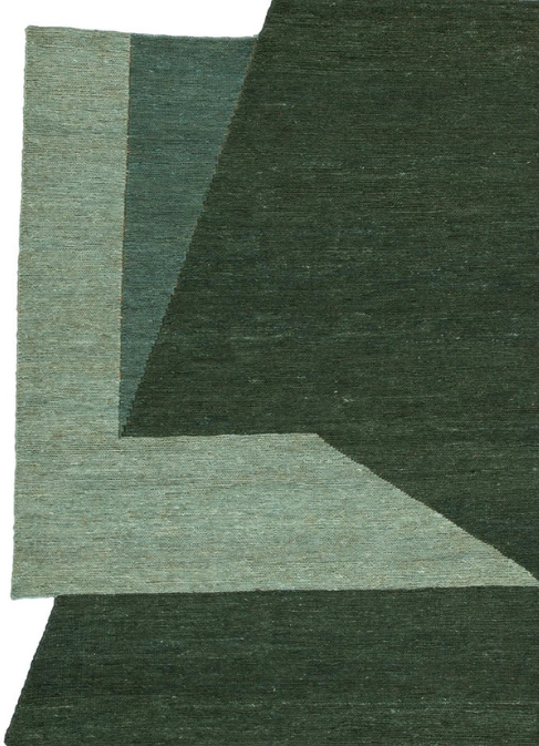 Zura Green Jute Rug