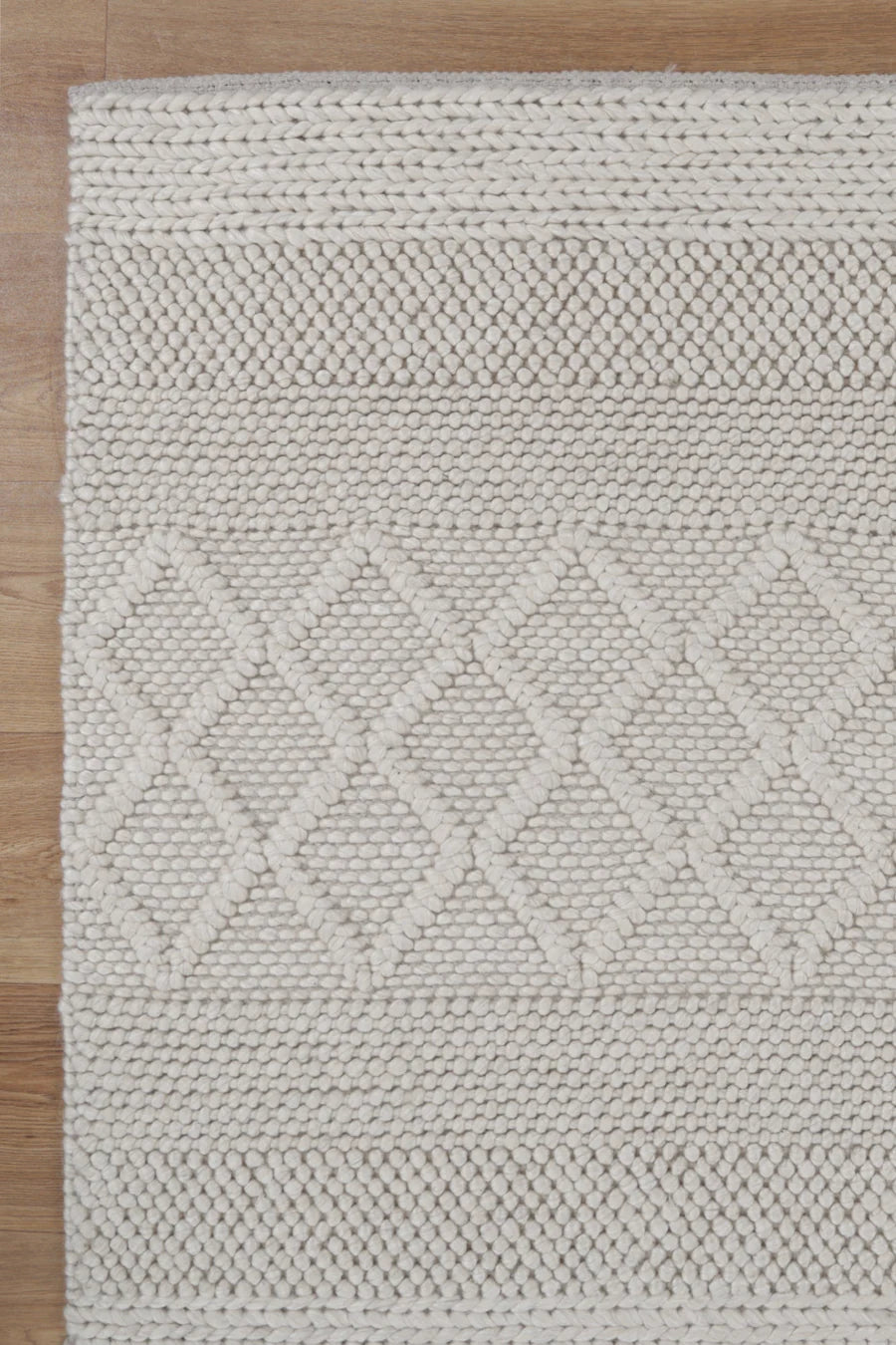 Aris Ivory Wool Rug
