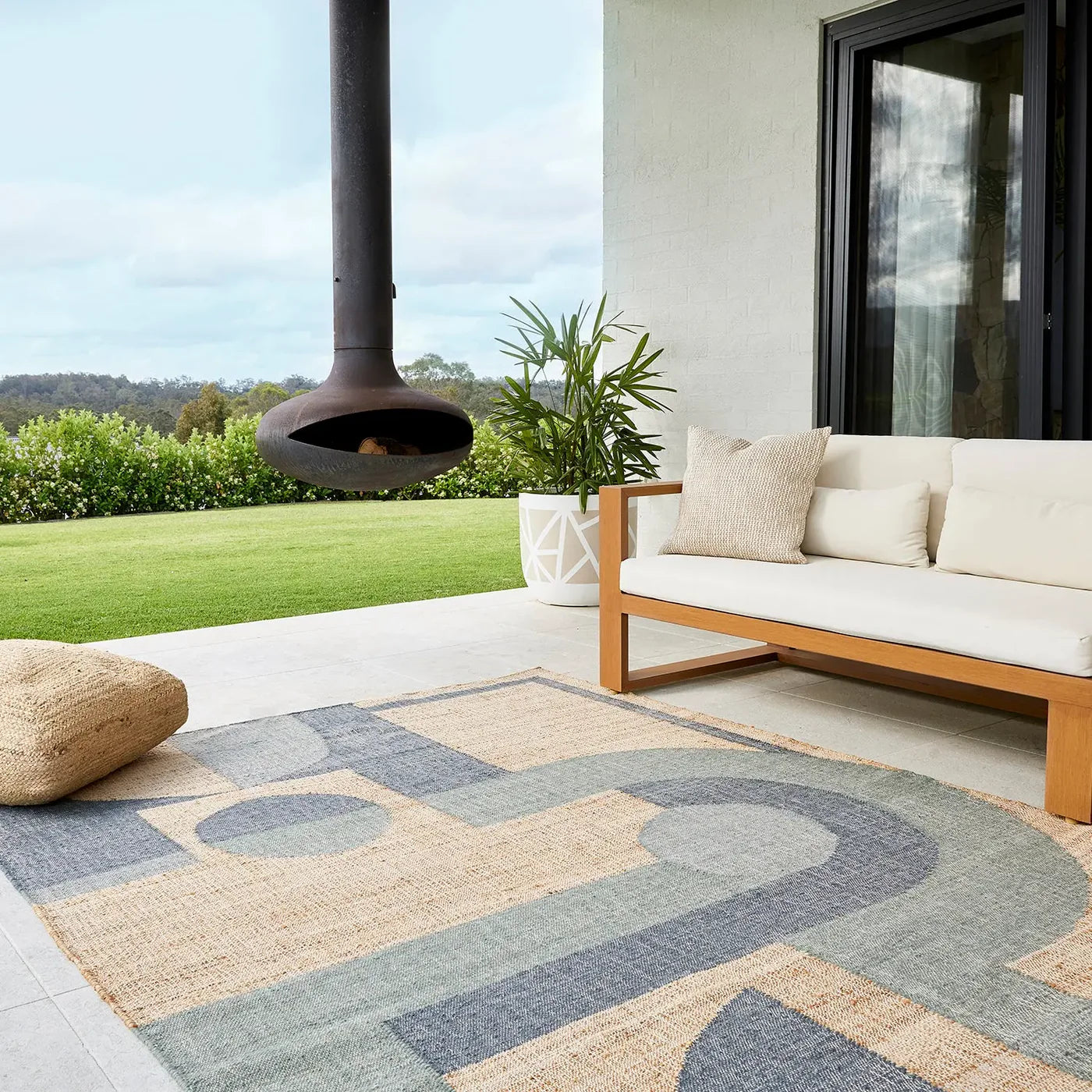 Oasis Green Jute Rug