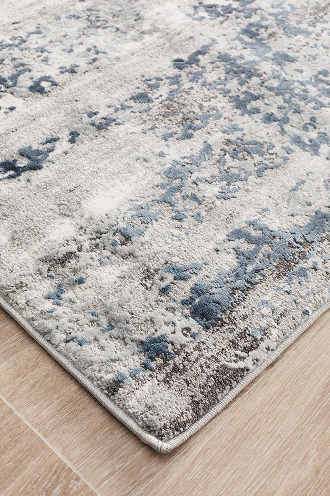 Dorna Gray and Blue Rug