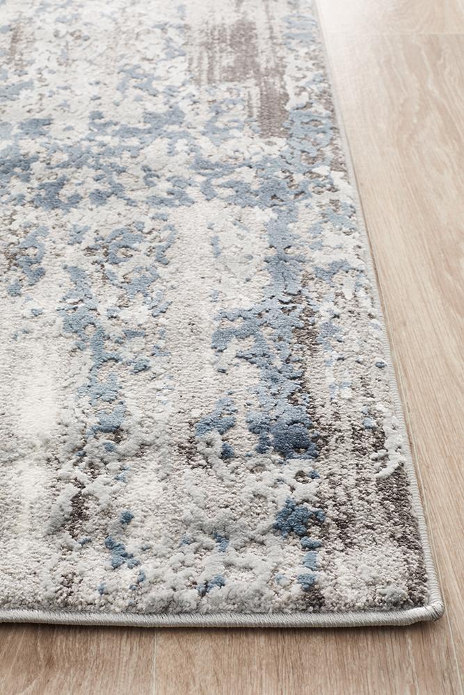Dorna Gray and Blue Rug