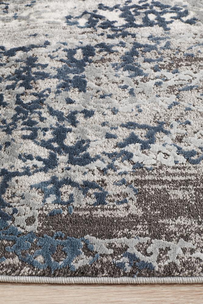 Dorna Gray and Blue Rug