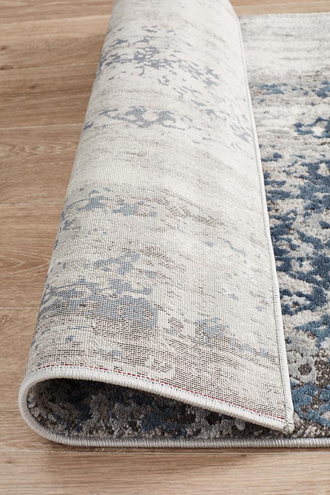 Dorna Gray and Blue Rug