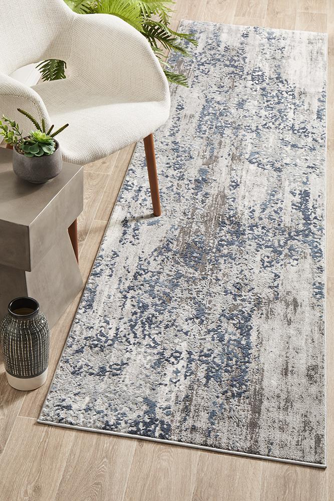 Dorna Gray and Blue Rug
