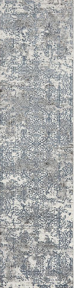 Dorna Oat Blue Runner Rug