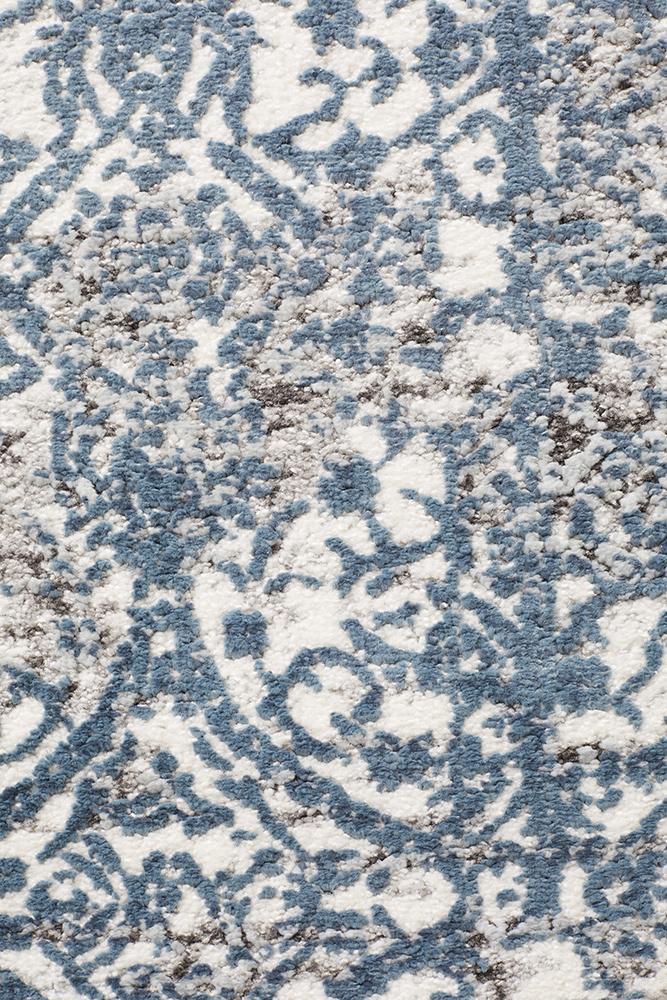 Dorna Oat Blue Runner Rug