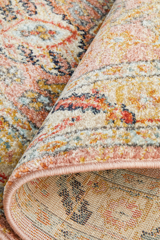 Cantera Tusk Multicolor Round Rug