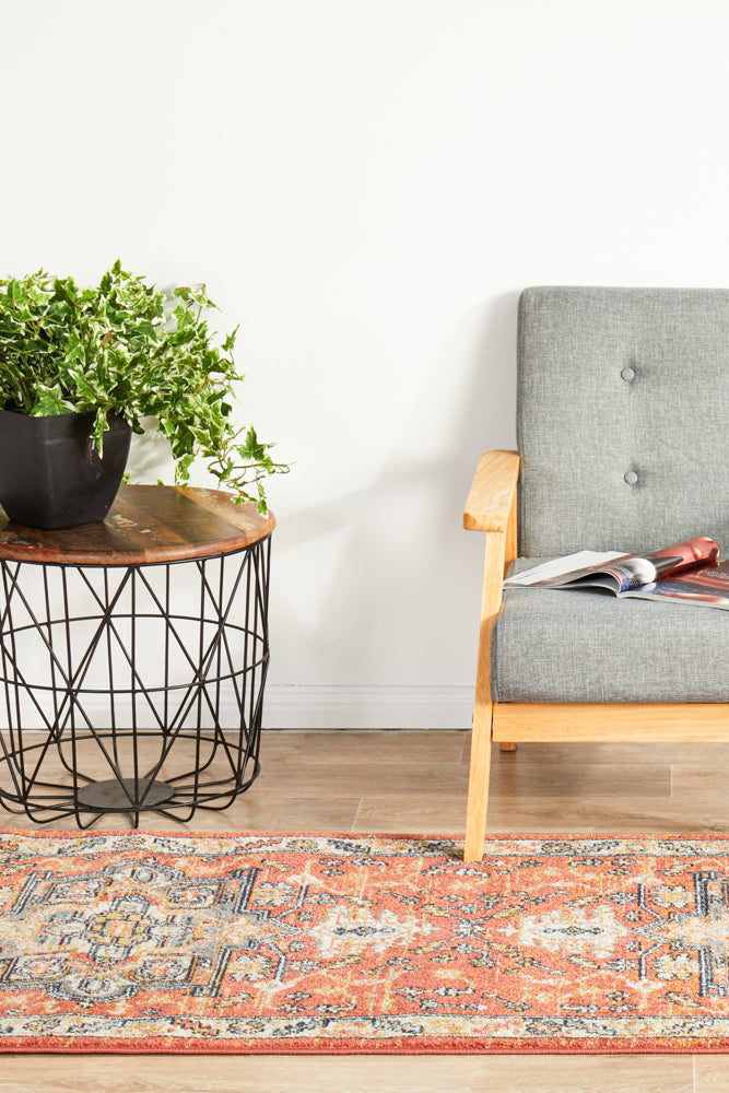 Cantera Terracotta Multicolor Runner Rug