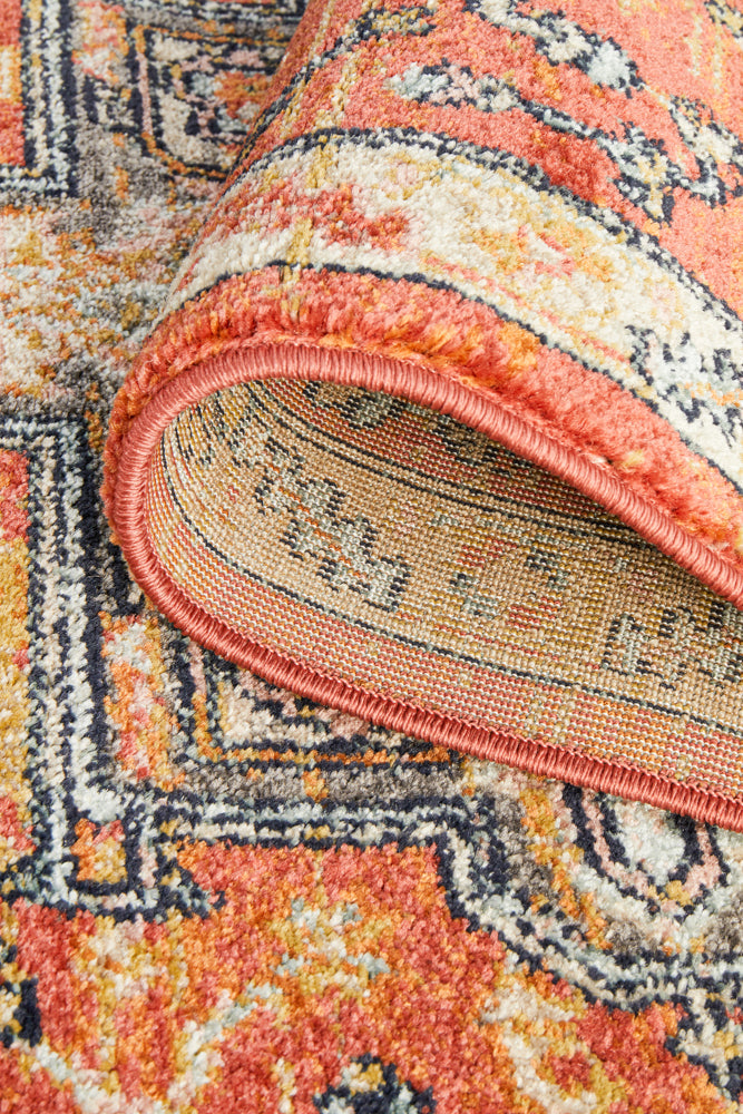 Cantera Terracotta Multicolor Runner Rug