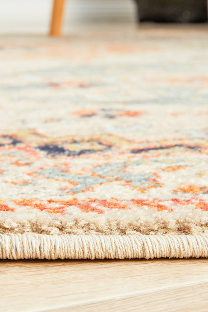 Cantera Multicolor Round Rug