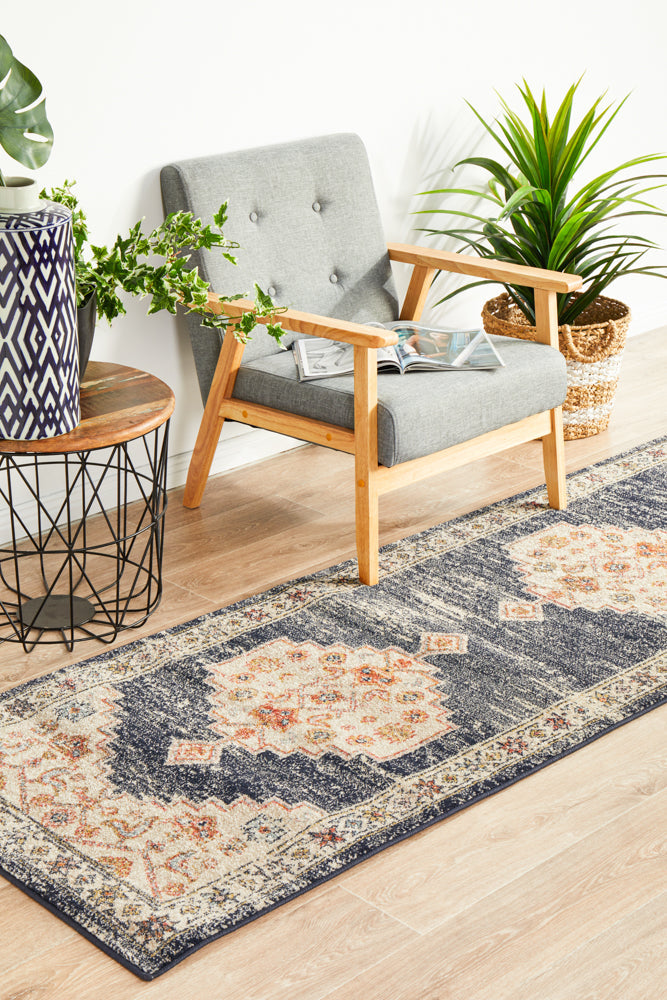 Cantera Cream Multicolor Runner Rug