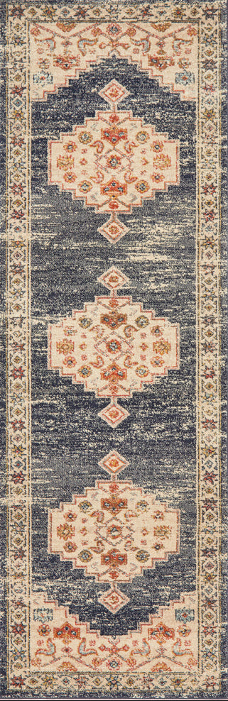 Cantera Cream Multicolor Runner Rug