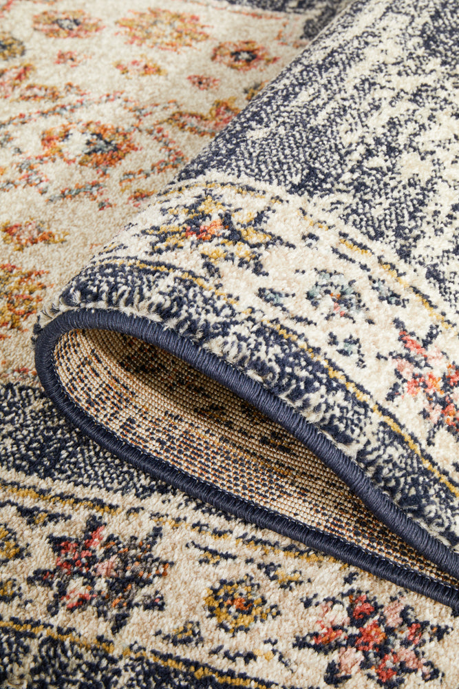 Cantera Cream Multicolor Runner Rug