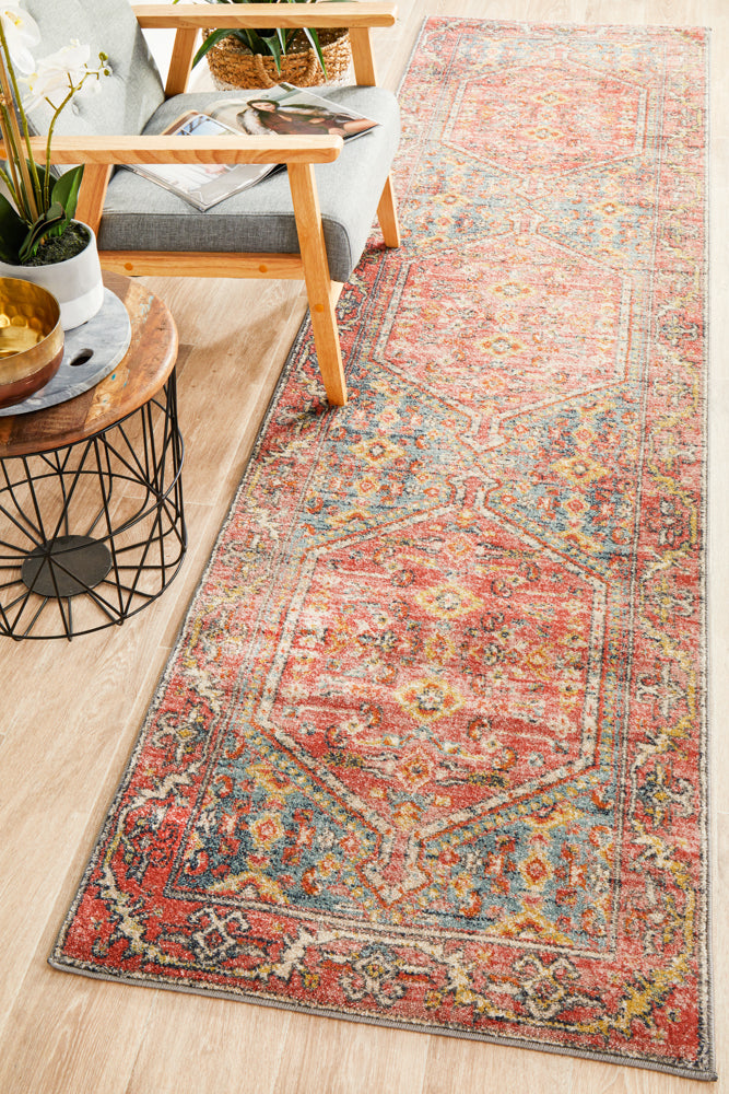 Cantera Flax Multicolor Runner Rug