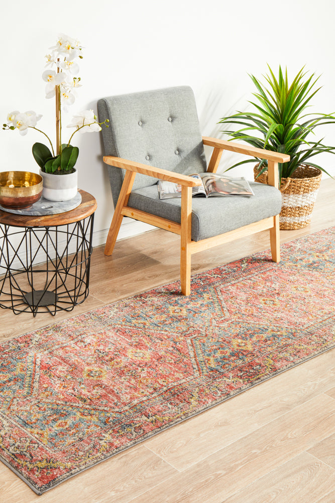 Cantera Flax Multicolor Runner Rug