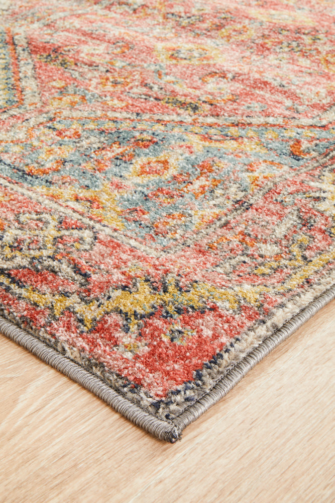 Cantera Flax Multicolor Runner Rug
