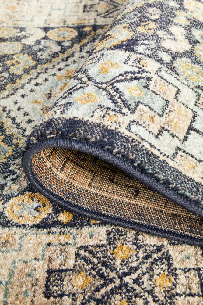Cantera Midnight Multicolor Runner Rug