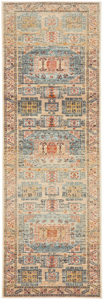 Cantera Sky Blue Multicolor Rug