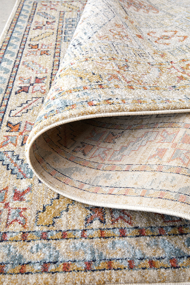 Cantera Sky Blue Multicolor Rug