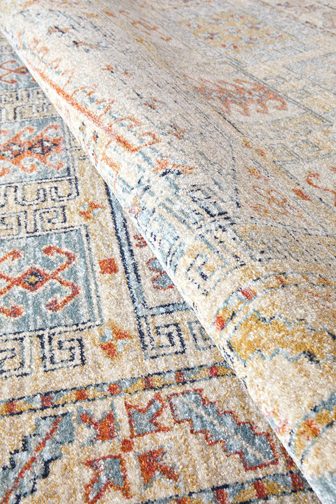Cantera Sky Blue Multicolor Rug