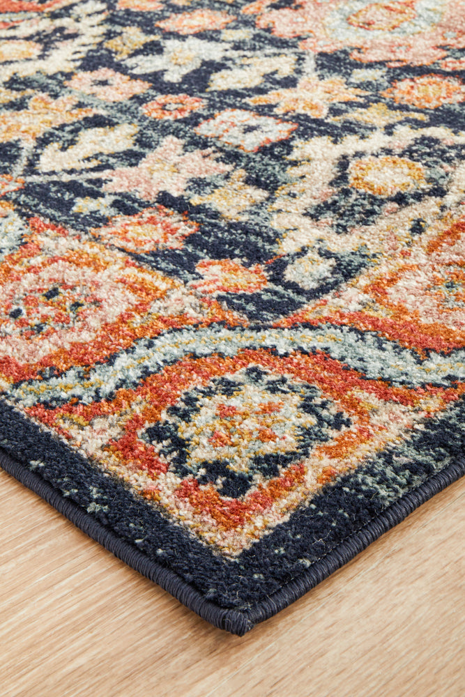 Cantera Sapphire Multicolor Runner Rug
