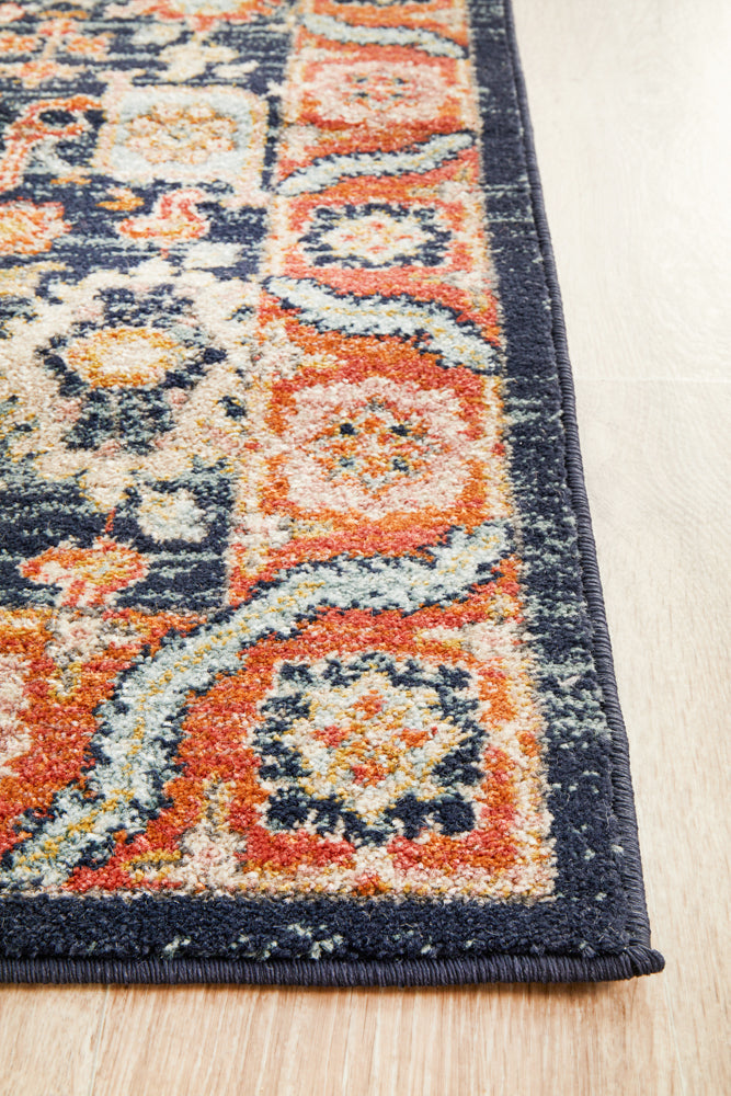 Cantera Sapphire Multicolor Runner Rug