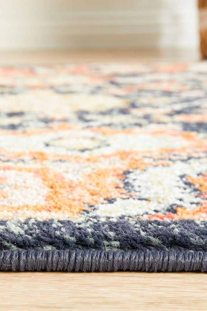 Cantera Sapphire Multicolor Runner Rug
