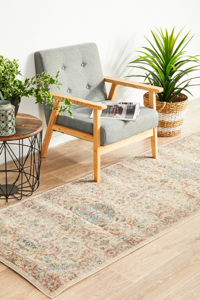 Cantera Straw Multicolor Runner Rug