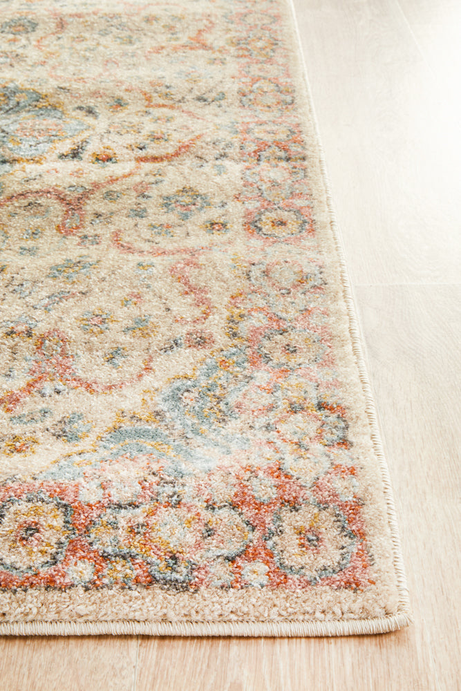 Cantera Straw Multicolor Runner Rug